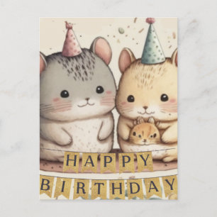Postale Bonne carte d'anniversaire