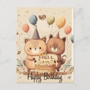 Postale Bonne carte d'anniversaire