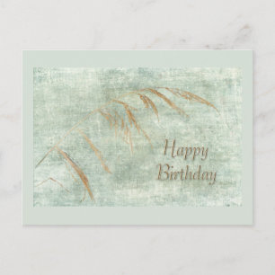 Postale Bonne carte de voeux d'anniversaire Grass sauvage