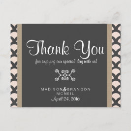 Postale Bright N Belle Carte de remerciements