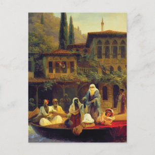 Postale Cadeau de carte d'art de Turquie du romantisme vin