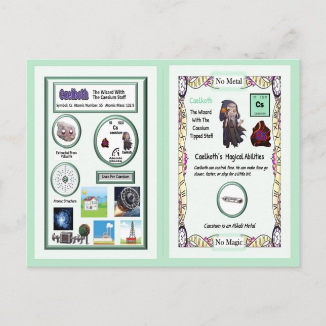 Postale Caelkoth - Carte de commerce césium (Devant)