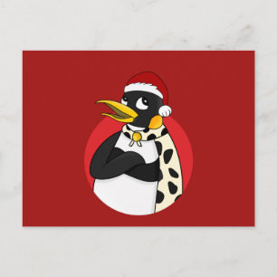 Postale Caricature de Noël de l'empereur souriant Carte po