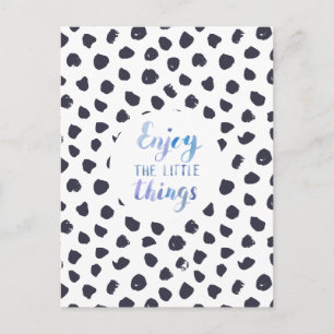 Postale Carte (10,8 x 14,2 cm) - Enjoy The Little Things