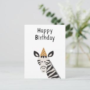 Postale Carte (10,8 x 14,2 cm) - Zebra
