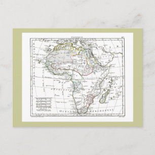 Postale Carte 1806 - L'Afrique