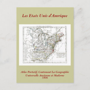 Postale Carte 1806 - Les Etats Unis d'Amrique