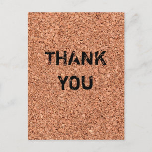 Postale Carte à liège - Textes personnalisables