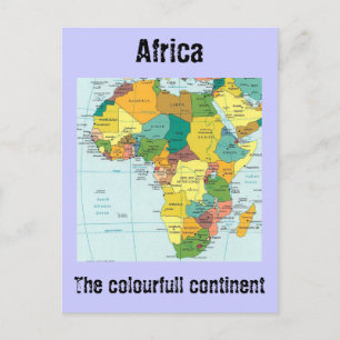 Postale Carte Afrique