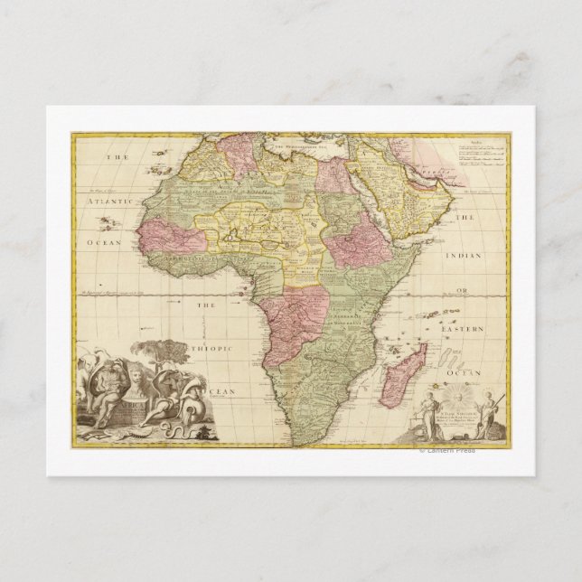 Postale Carte AfriquePanoramiqueAfrique 3 (Devant)