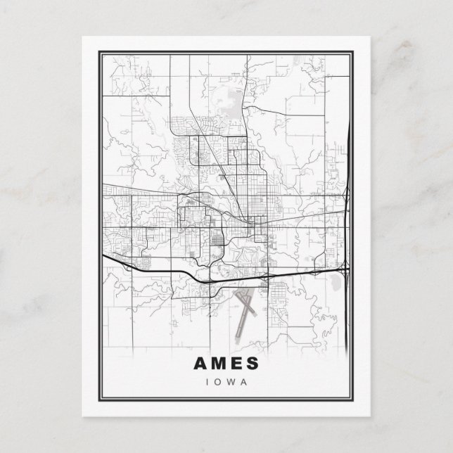 Postale Carte Ames (Devant)