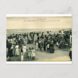 Postale carte ancienne "Canet plage 66 France"