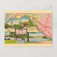 Carte ancienne de l'ouest du Maryland