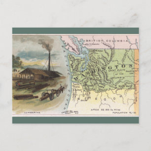 Postale Carte ancienne de Washington