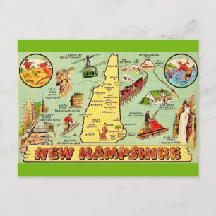 Postale Carte ancienne du New Hampshire