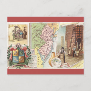 Postale Carte ancienne du New Jersey