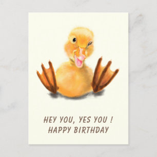 Postale Carte Anniversaire avec amusant Joueur en train de