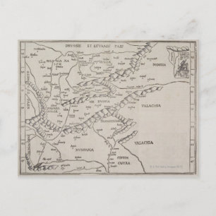 Postale Carte antique de l'Europe de l'Est