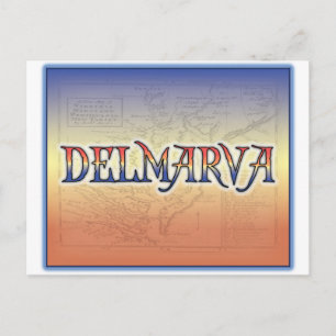 Postale Carte antique DelMarVa