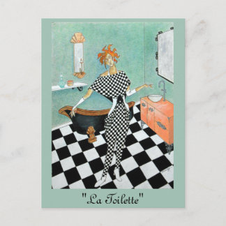 Postale Carte Art Déco (Art Deco Style Card) : Orig. Art/F