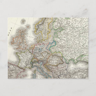 Postale Carte Atlas Europa