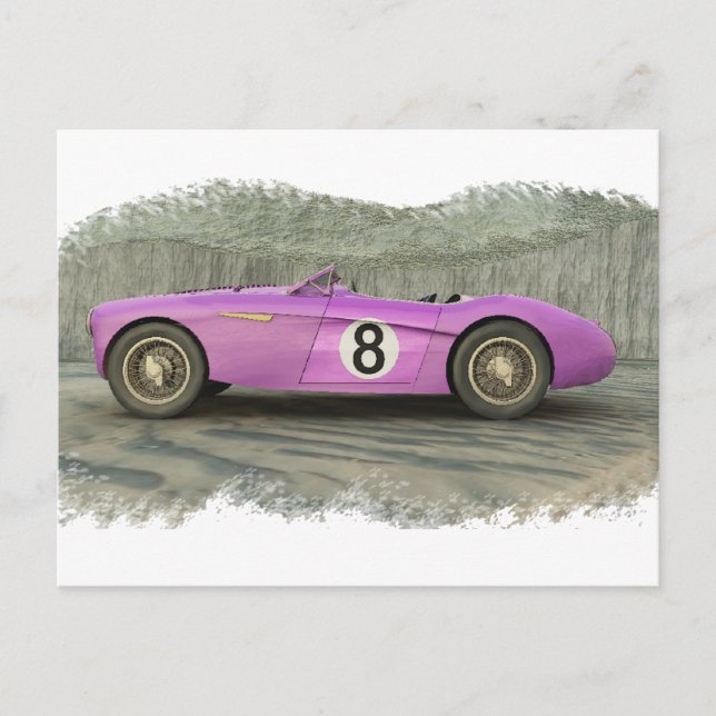 Postale Carte Austin_Healey (Devant)