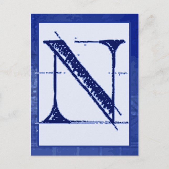 Postale Carte Bannière type "N" (Devant)