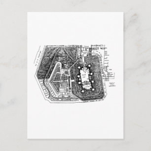 Postale Carte Bastille de 1798