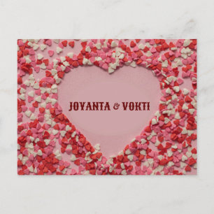 Postale Carte cadeau d'amour romantique Joyanta & vokti