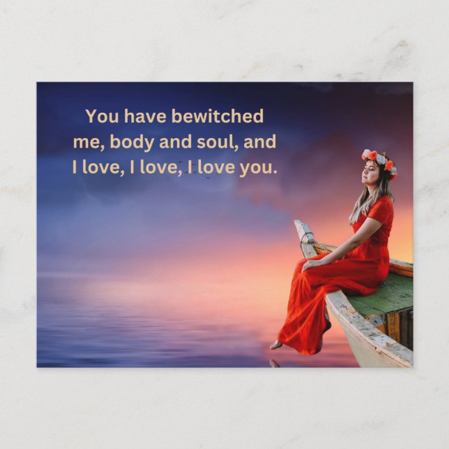 Postale Carte cadeau de Love valentine (Devant)