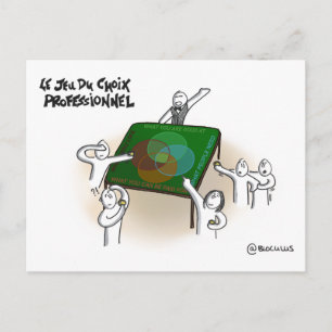 Postale Carte coaching "Jeu du choix professionnel"