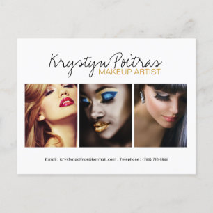 Postale Carte Comp Artist de maquillage entièrement person