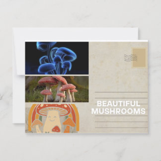 Postale carte d'affiche tendance whimsical