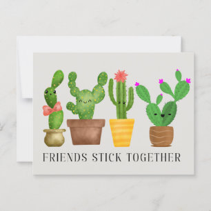 Postale Carte d'amis coller ensemble
