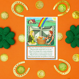Postale Carte d'amitié irlandaise
