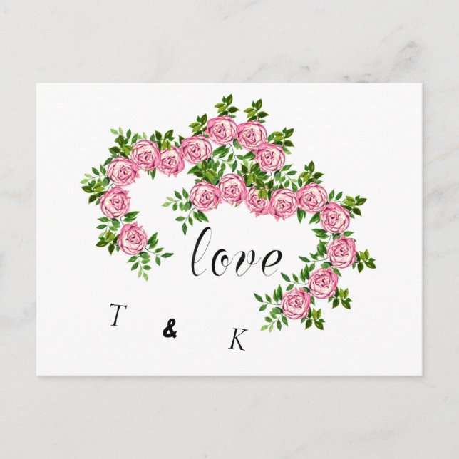 Postale Carte d'amour (Devant)