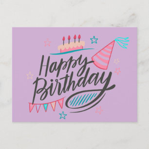 Postale Carte d'anniversaire