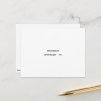 carte d'anniversaire édition standard blanche