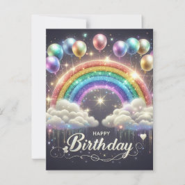 Postale Carte d'anniversaire élégante