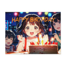 Carte d'anniversaire joyeux