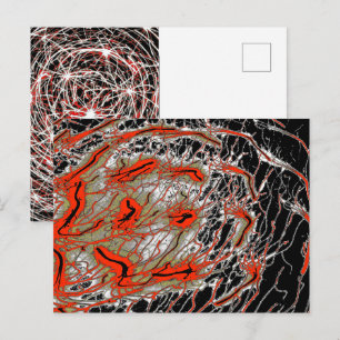 Postale Carte d'art en spirale