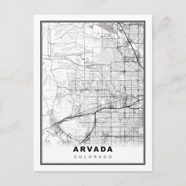 Postale Carte d'Arvada (Devant)