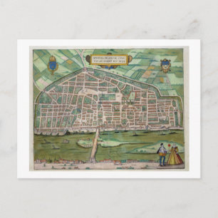 Postale Carte d'Aurelia, de Civitates Orbis Terrarum par