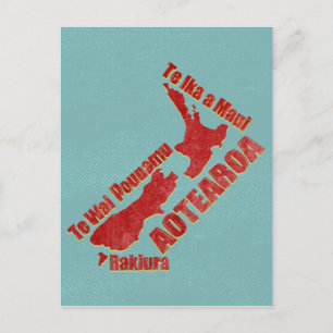 Postale Carte de Aotearoa Nouvelle-Zélande