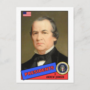 Postale Carte de base-ball d'Andrew Johnson