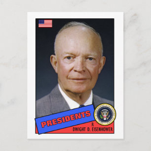 Postale Carte de base-ball Dwight D. Eisenhower
