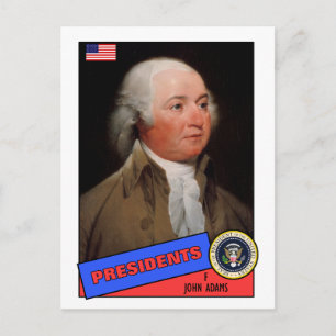 Postale Carte de base-ball John Adams