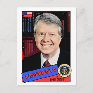 Postale Carte de baseball Jimmy Carter