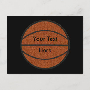 Postale Carte de basket-ball