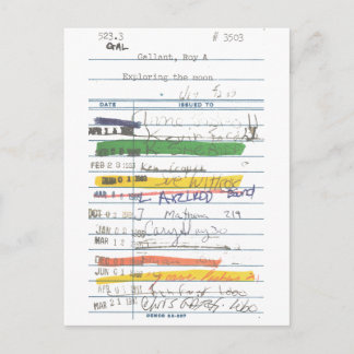 Postale Carte de bibliothèque 3503